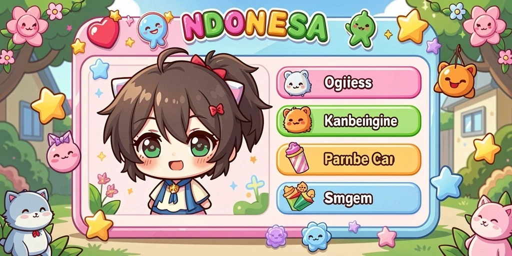 Karakter unik dengan kemampuan berbeda-beda.