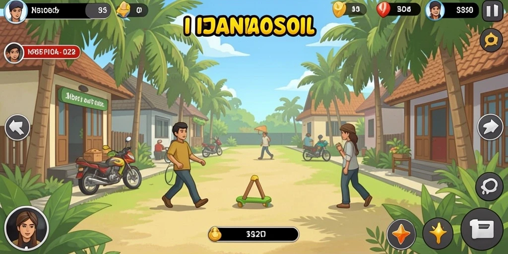 Momen seru saat pemain menyelesaikan level.