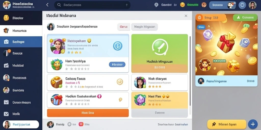 Tantangan seru di setiap level.
