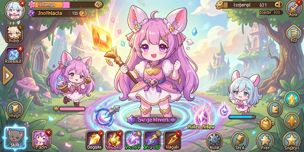 Karakter unik yang memperkaya cerita dalam game.